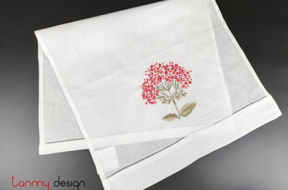  Hand towel-Hydrangea embroidery
